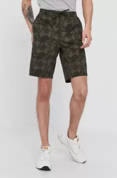 Sisley Pantaloni scurti barbati, culoarea verde imagine