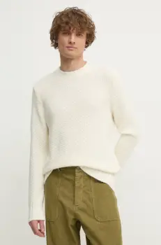 Sisley pulover barbati, culoarea bej 1176S104D imagine