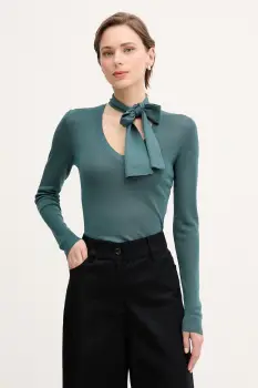 Sisley Pulover de dama cu lyocell imagine