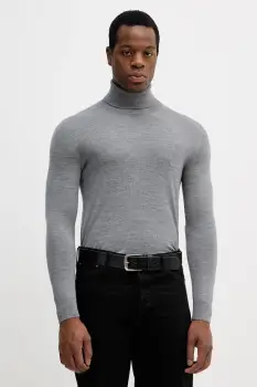 Sisley pulover de lana culoarea gri, light, 11BAS200A imagine