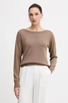 Sisley pulover de lana culoarea rosu, light, 11BAM1A48 imagine