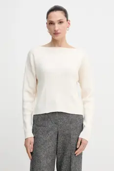 Sisley pulover din amestec de lana culoarea bej, 1KHTL106J imagine