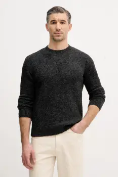 Sisley pulover din amestec de lana culoarea gri, 170WS104O imagine