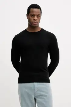 Sisley pulover din amestec de lana culoarea gri, light, 102HS1B17 imagine