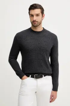 Sisley pulover din amestec de lana culoarea gri, light, 18AYS104L imagine