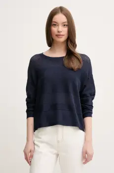 Sisley pulover femei, culoarea bleumarin, light, 17Q3M1069 imagine