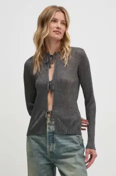 Sisley pulover femei, culoarea gri, light, 1034M500L imagine