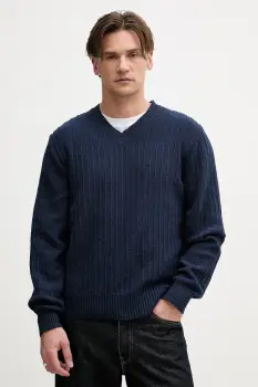 Sisley pulover pentru barbati, cu amestec de bumbac imagine