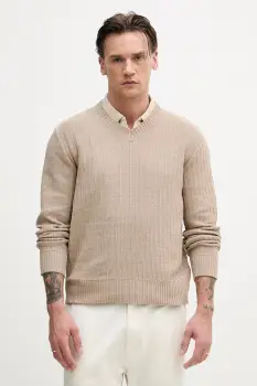 Sisley pulover pentru barbati, cu amestec de bumbac imagine