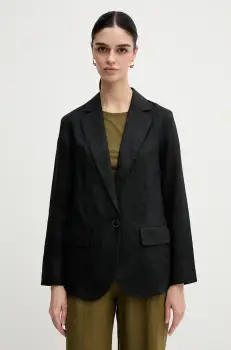 Sisley sacou de in culoarea alb, un singur rand de nasturi, neted imagine