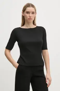 Sisley tricou culoarea negru, 3FTRL105R imagine