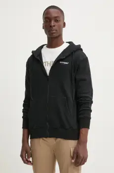 Sixth June bluza barbati, culoarea negru, cu gluga, cu imprimeu, 25326 imagine