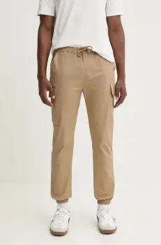 Sixth June pantaloni barbati, culoarea bej imagine