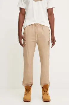 Sixth June pantaloni barbati, culoarea bej, cu fason cargo, 23670 imagine