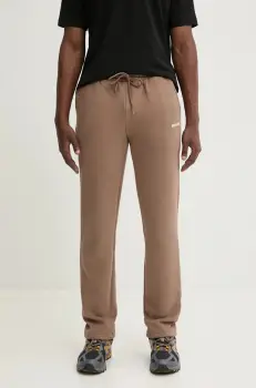 Sixth June pantaloni de trening culoarea bej, cu imprimeu, 25327 imagine