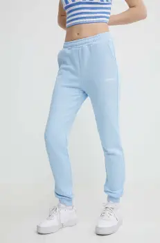 Sixth June pantaloni de trening din bumbac neted imagine