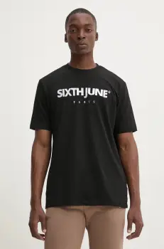 Sixth June tricou barbati, culoarea negru, cu imprimeu, 23613 imagine