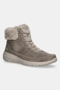 Skechers botine GLACIAL ULTRA WOND culoarea maro, 144202 imagine