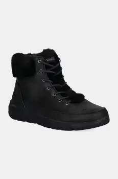 Skechers botine GLACIAL ULTRA WOND culoarea negru, cu toc plat, izolat, 144202 imagine