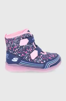 Skechers Cizme de iarna copii culoarea albastru marin imagine