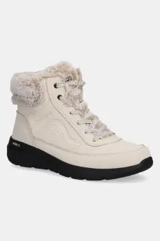 Skechers cizme de iarna GLACIAL ULTRA - MOUNTAIN MUSE culoarea bej, 144199 imagine