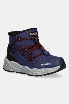 Skechers cizme de iarna pentru copii TURBO TREAD - STORM GLIDER culoarea bleumarin, 406385L imagine
