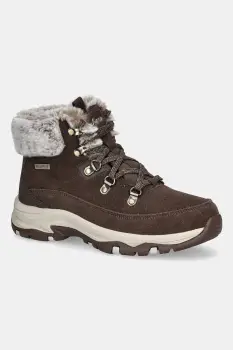 Skechers cizme de iarna TREGO SNOW WORRIES culoarea bej, 167882 imagine