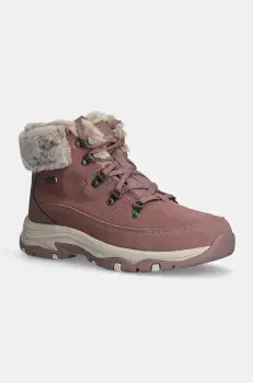 Skechers cizme de iarna TREGO SNOW WORRIES culoarea roz, 167882 imagine
