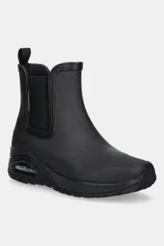 Skechers cizme UNO RUGGED-DANCING N THE RAIN culoarea negru, cu toc plat, 177183 imagine