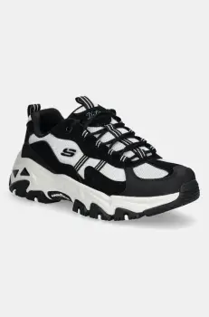 Skechers pantofi D'Lites Hiker femei, culoarea negru, 180128 imagine