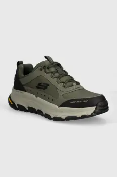 Skechers pantofi D'Lux Trekker barbati, culoarea verde imagine