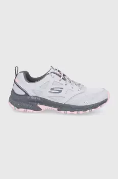 Skechers pantofi femei, culoarea gri imagine