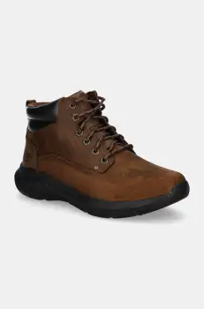 Skechers pantofi PARSON EDERIC barbati, culoarea maro, 205175 imagine