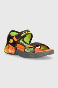Skechers sandale copii CREATURE-SPLASH culoarea negru imagine