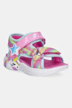 Skechers sandale copii UNICORN DREAMS SANDAL- DREAMY culoarea roz, 303107N imagine