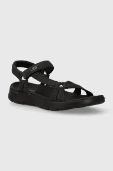 Skechers sandale GO WALK FLEX femei, culoarea negru imagine
