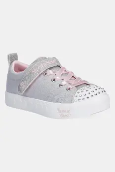 Skechers tenisi copii HEART STEPS - SHIMMER SWEETIE culoarea gri, 314620L imagine