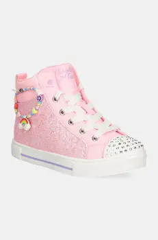 Skechers tenisi copii TWINKLE SPARKS culoarea roz, 314816L imagine