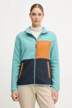 Smartwool hanorac culoarea turcoaz, cu model, SW002966 imagine