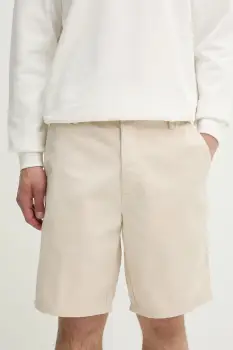 Solid pantaloni scurti ALANN culoarea bej, 21107653 130401 imagine