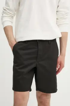 Solid pantaloni scurti ALANN culoarea negru, 21107653 194008 imagine