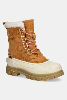 Sorel botine CARIBOU HORIZON GTX culoarea maro, cu toc plat, 2138461708 imagine
