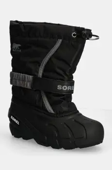 Sorel cizme de iarna copii CHILDRENS FLURRY BO culoarea negru, 2114082 imagine
