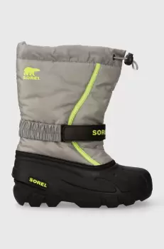 Sorel cizme de iarna copii culoarea gri imagine