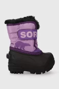 Sorel cizme de iarna copii SPORTY STREET culoarea violet imagine