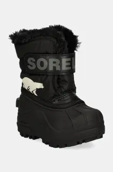 Sorel cizme de iarna copii TODDLER SNOW COMMAND culoarea negru, 2114102 imagine
