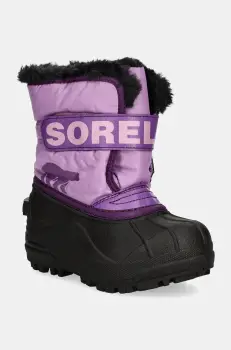Sorel cizme de iarna copii TODDLER SNOW COMMAND culoarea violet, 2114101 imagine