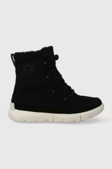 Sorel cizme de iarna EXPLORER NEXT JOAN COZY femei, culoarea negru, 2058881010 imagine