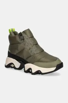 Sorel cizme de iarna KINETIC IMPACT PUFFY ZIP culoarea verde, 2058681397 imagine