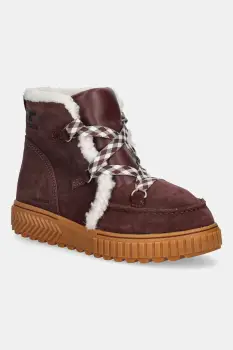 Sorel cizme de iarna ONA AVE ALPINE BOOT WP culoarea bordo, 2088311628 imagine